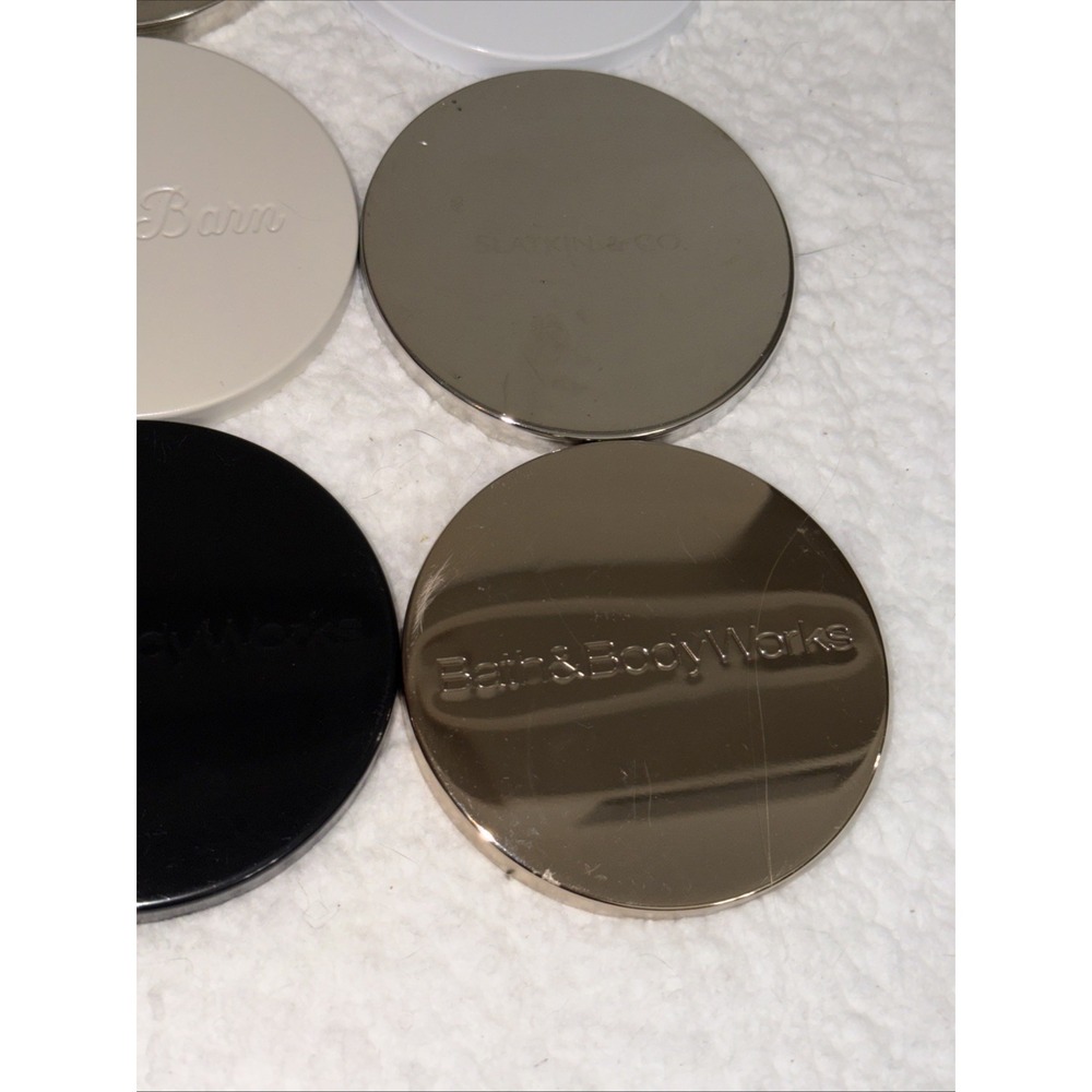 12 Bath & Body Works 3 Wick Candle Metal Jar Decorative Lids Lid Goose Creek‎ - Picture 10 of 16